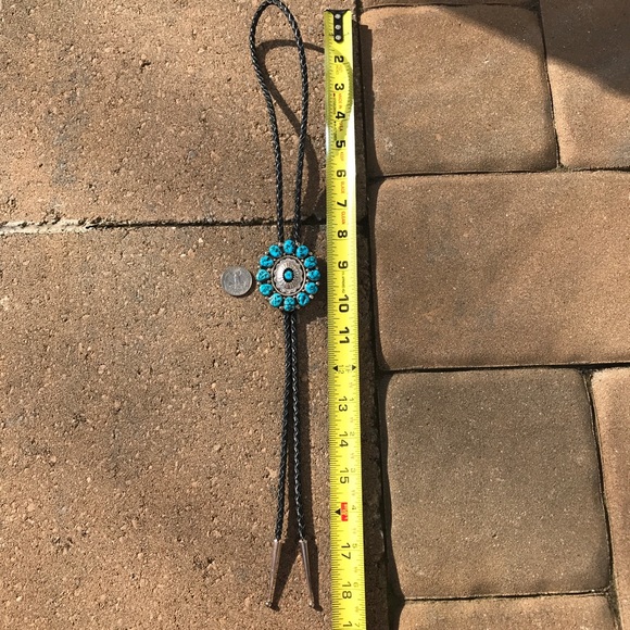 Vintage SS Sleeping Beauty Turquoise Bolo - Picture 3 of 6